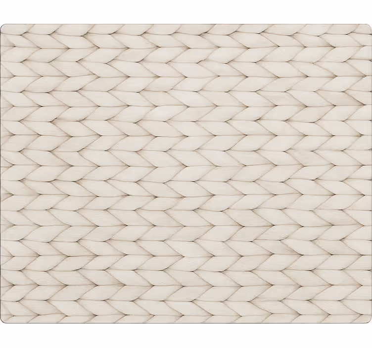 Roleta do salonu szara z przędzy spun yarn - TenStickers