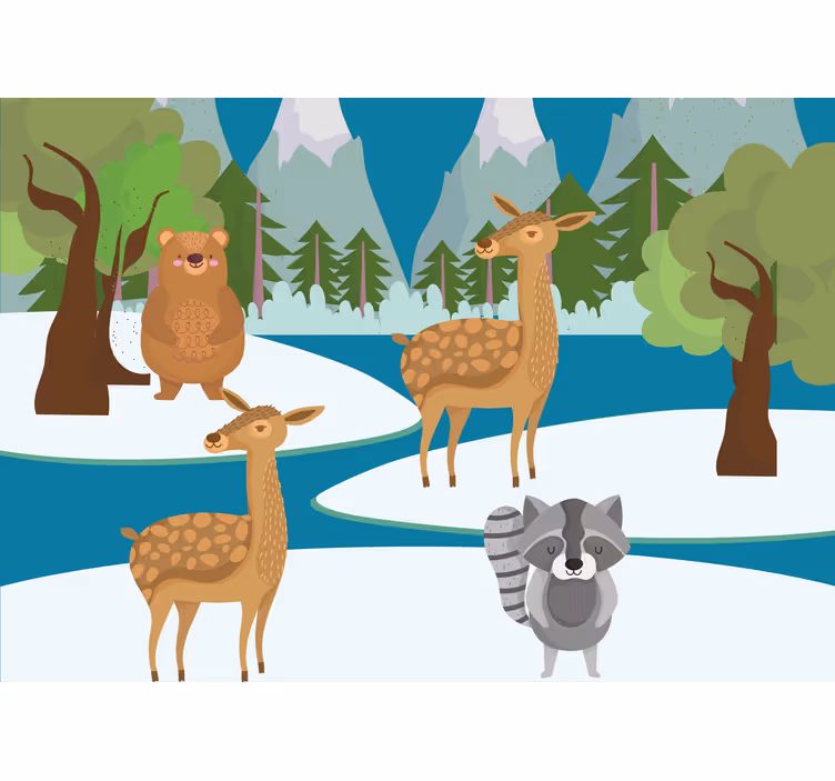 Roleta dla dzieci niebieskie niebo z chmurkami - TenStickers