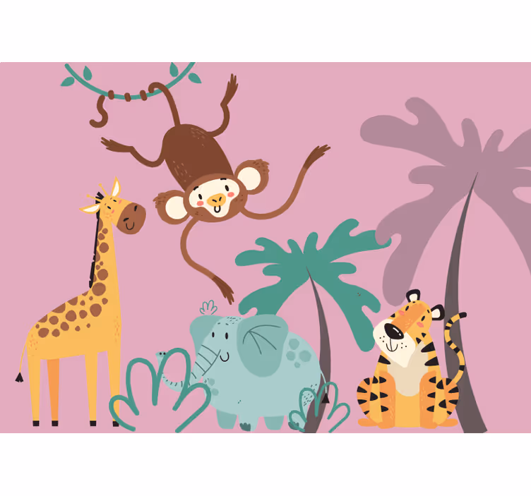 Roleta dla dzieci w stylu boho dżungla - TenStickers