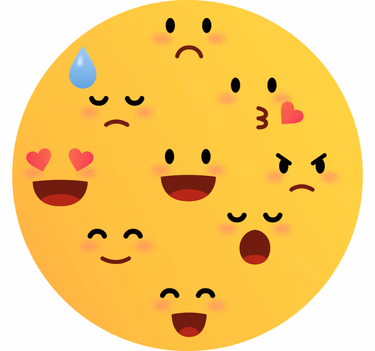 Roleta dla dzieci z emotikonami - TenStickers