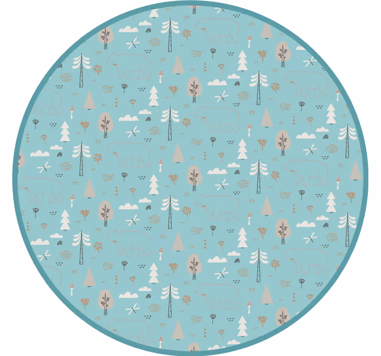 Roleta dla dzieci w geometrycznym stylu nordyckim - TenStickers