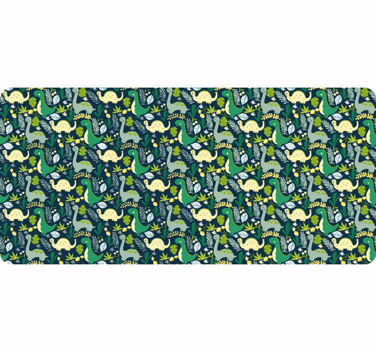 Roleta dla dzieci z rysunkowymi dinozaurami na tle natury - TenStickers