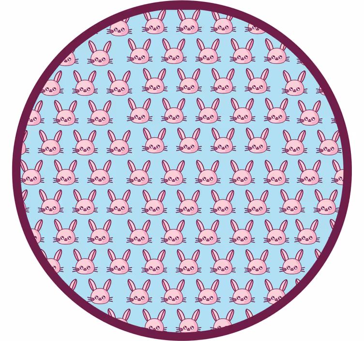 Roleta dla dzieci z anime króliczkami - TenStickers