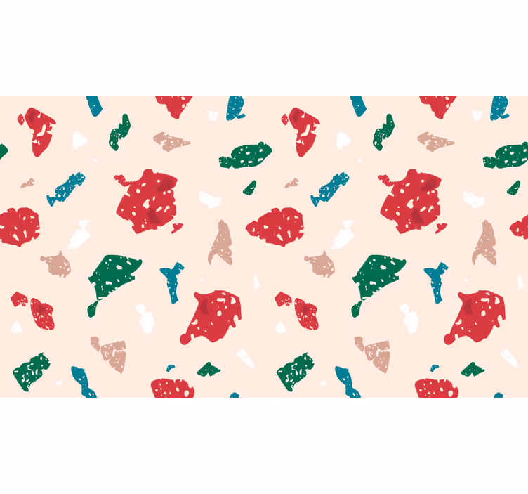 Roleta dla dzieci w wzór terrazzo - TenStickers