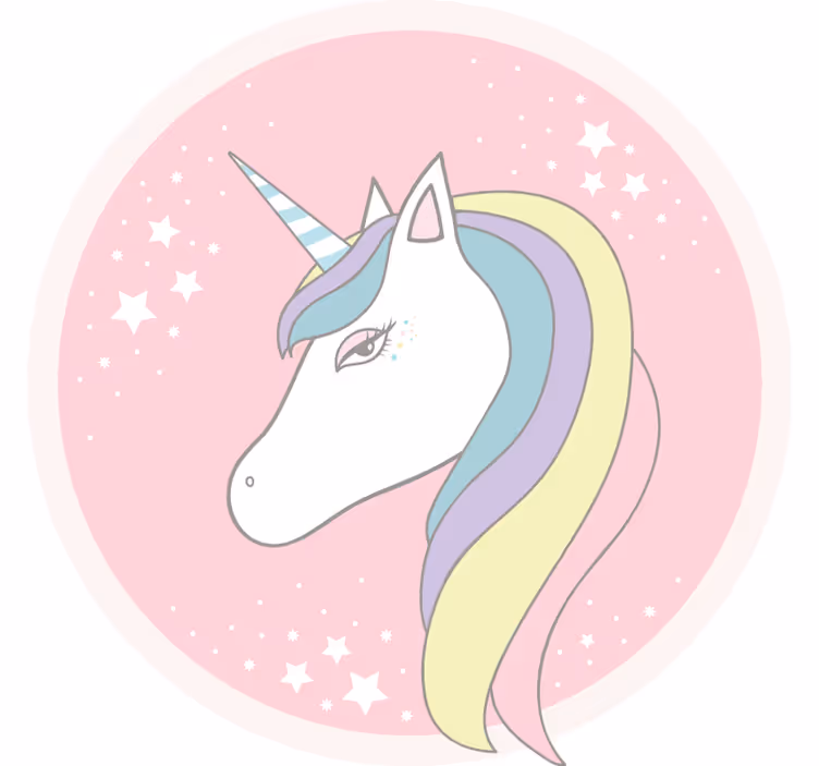 Roleta dla dzieci z fantastycznym jednorożcem - TenStickers