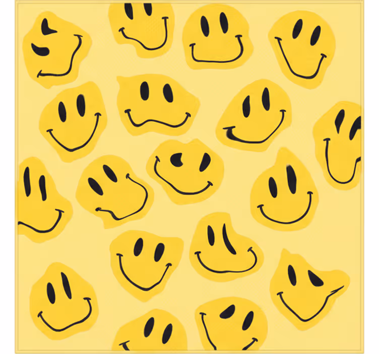 Roleta dla dzieci z zniekształconymi uśmiechami - TenStickers