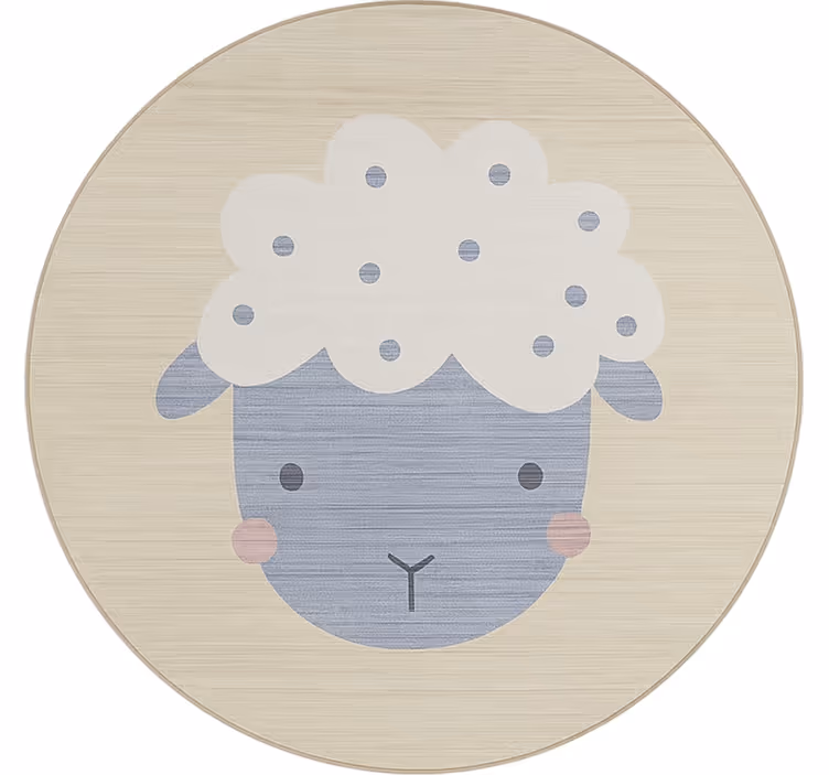 Roleta dla dzieci owieczka w beżowym kolorze - TenStickers