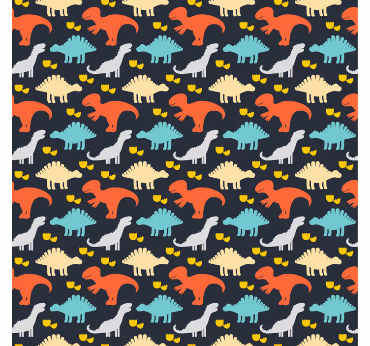 Roleta dla dzieci z motywem dinozaurów - TenStickers