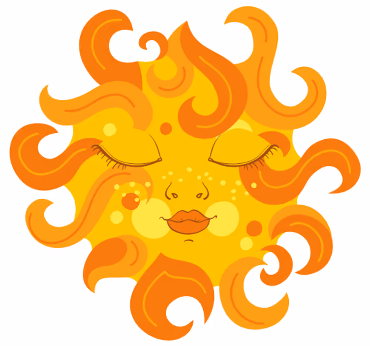 Roleta dla dzieci słoneczna dziewczynka - TenStickers