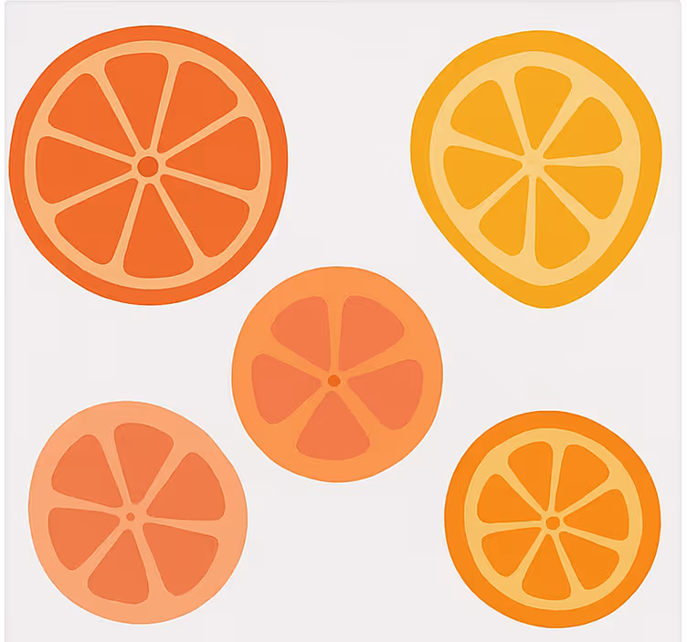 Roleta w owoce i warzywa cytrusowe - TenStickers