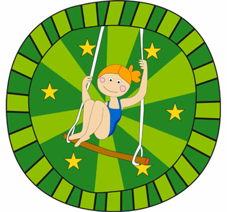 Roleta dla dzieci berta w cyrku - TenStickers