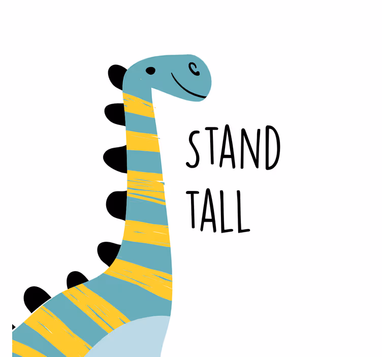 Roleta dla dzieci z nordyckim dinozaurem - TenStickers