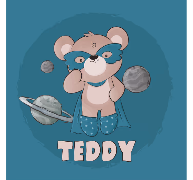 Roleta dla dzieci bohater niedźwiedź - TenStickers