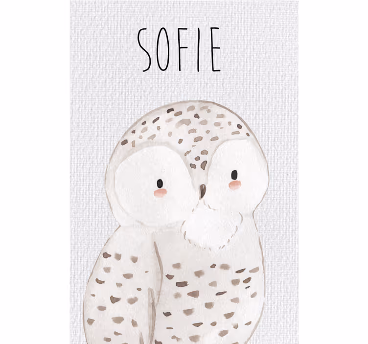 Roleta dla dzieci z motywem sowy - TenStickers