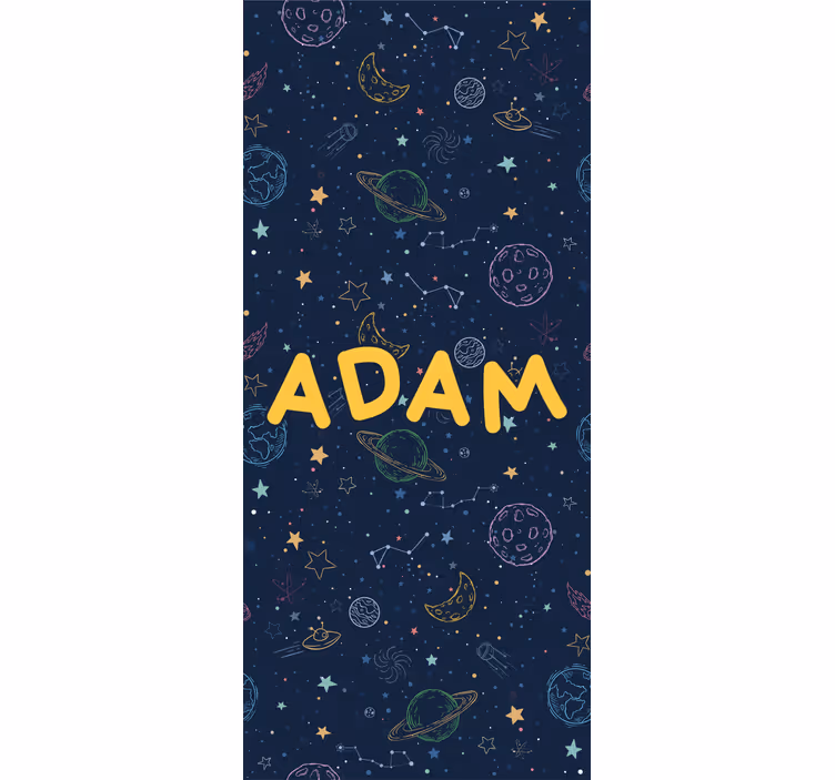 Roleta dla dzieci planety w kosmosie - TenStickers