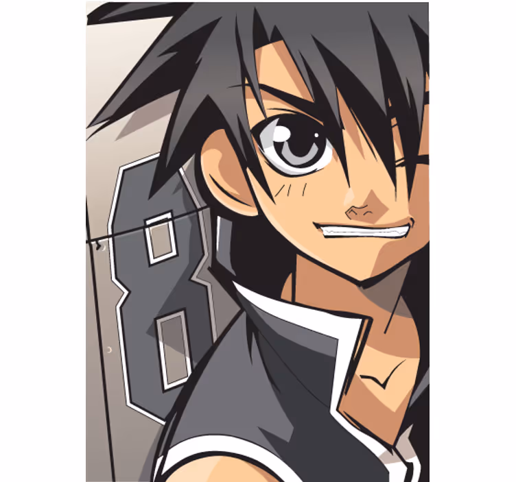 Roleta dla dzieci z motywem anime w stylu plakatowym - TenStickers
