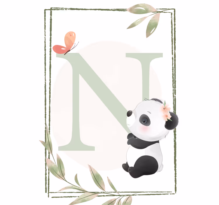Roleta dla dzieci urocza panda - TenStickers
