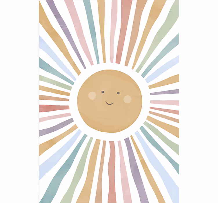 Roleta dla dzieci radosne słońce - TenStickers