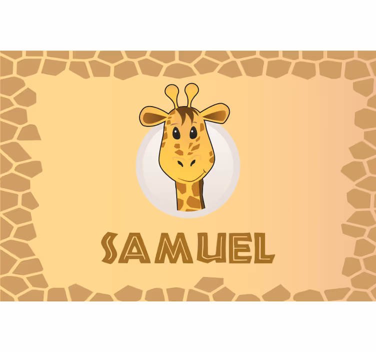 Roleta dla dzieci z możliwością personalizacji imienia - TenStickers