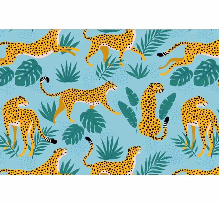 Roleta dla dzieci w leoparda safari - TenStickers