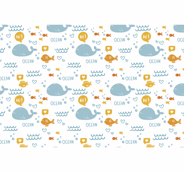 Roleta dla dzieci kolorowy i wesoły ocean - TenStickers
