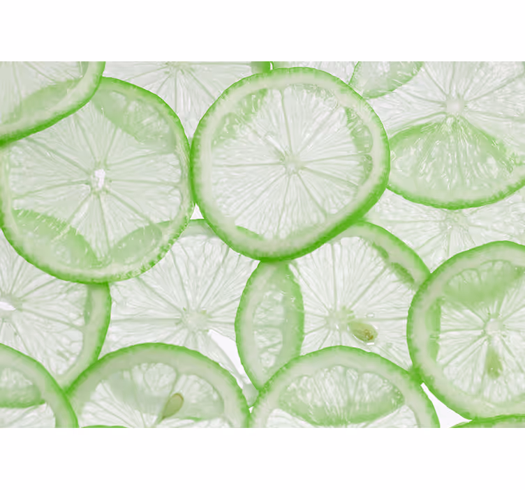 Roleta do kuchni plasterki limonki - TenStickers