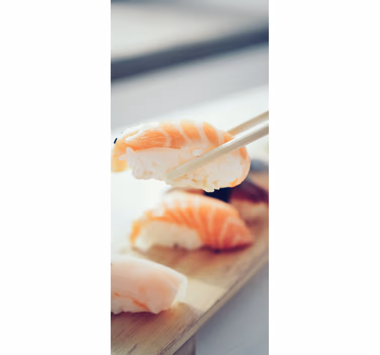 Roleta do kuchni w stylu sushi - TenStickers
