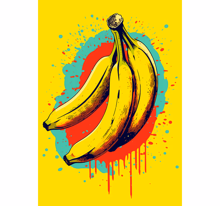 Roleta do kuchni trzy banany - TenStickers