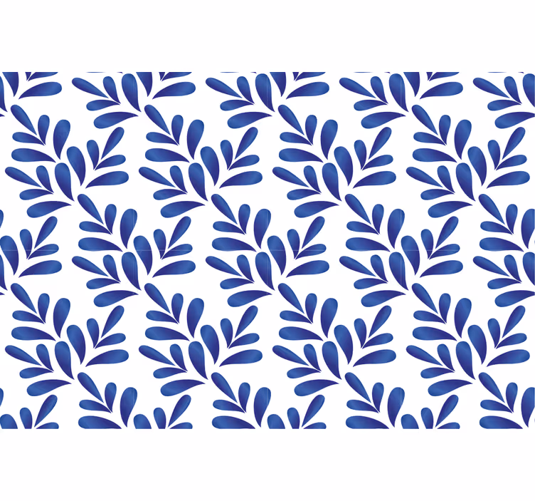 Niebieska roleta porcelanowa - TenStickers