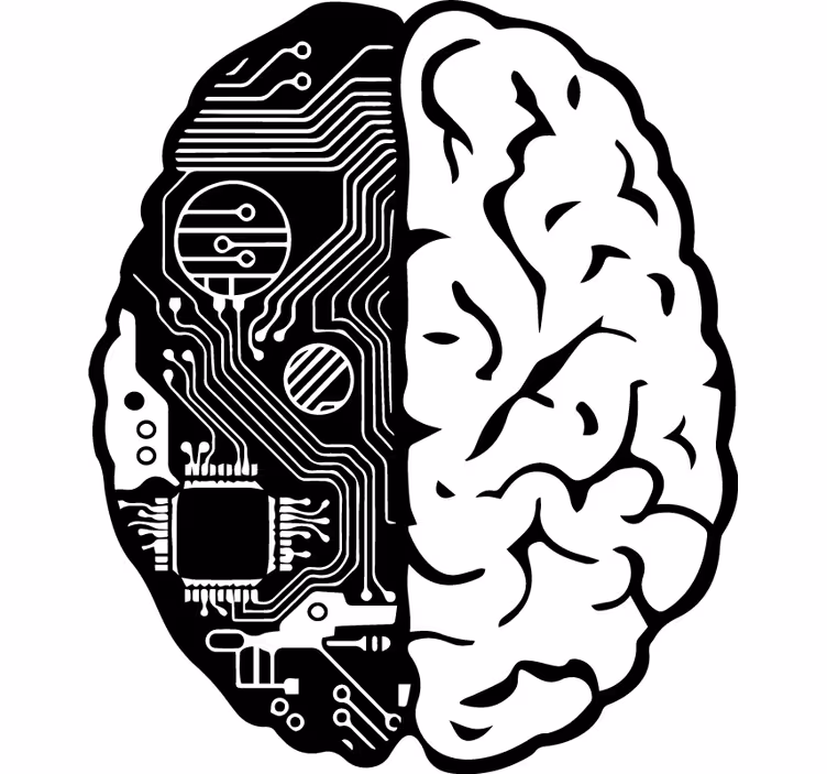 Roleta do biura mózg techniczny - TenStickers