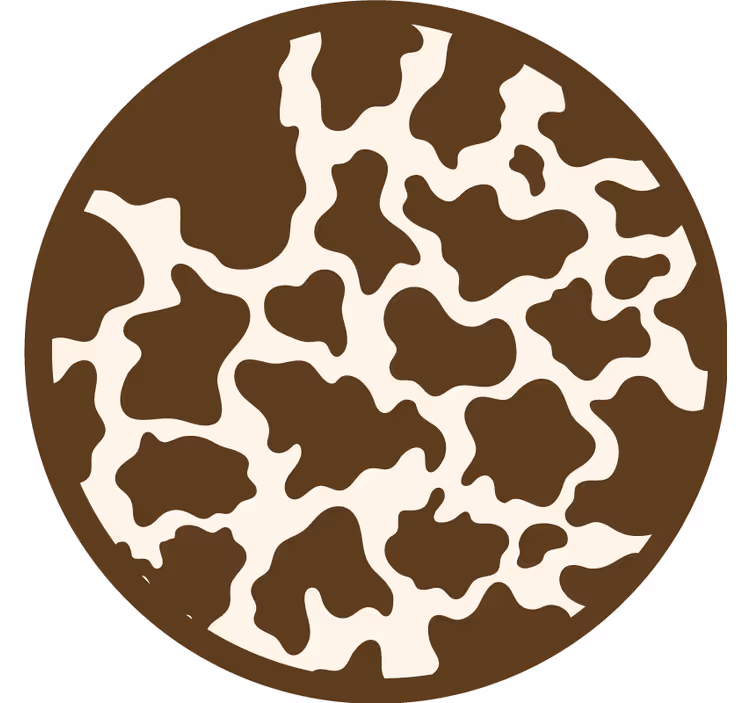 Roleta do sypialni brązowa krowa - TenStickers