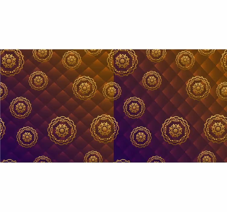 Roleta do sypialni wielokolorowa elegancka mandala - TenStickers