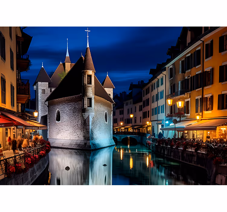Roleta do salonu miasto annecy - TenStickers