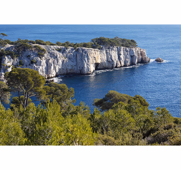 Roleta do salonu calanques w marsylii - TenStickers