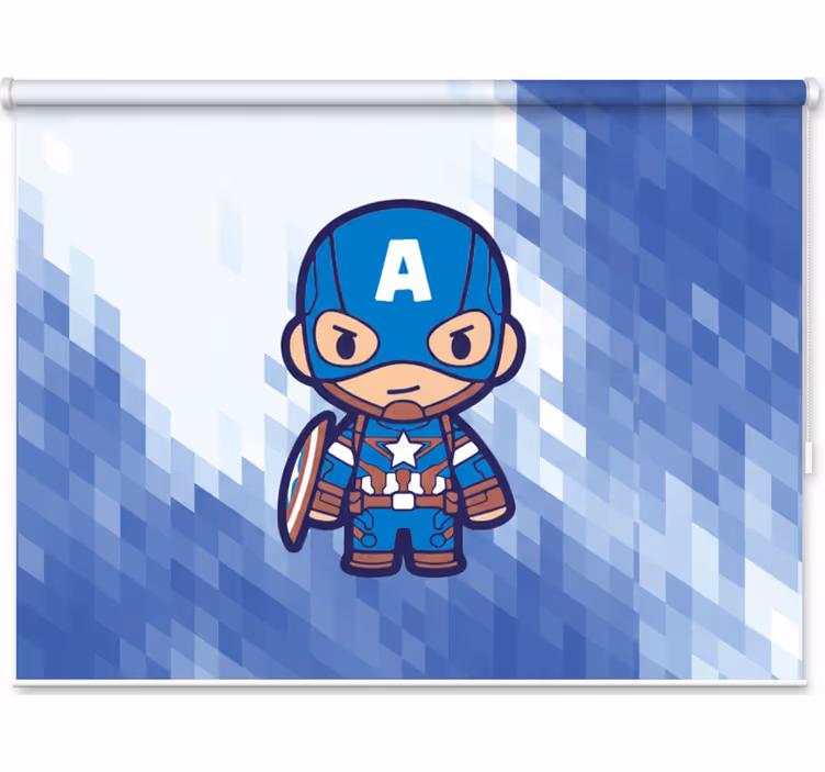 Roleta dla dzieci z superbohaterami avengers - TenStickers