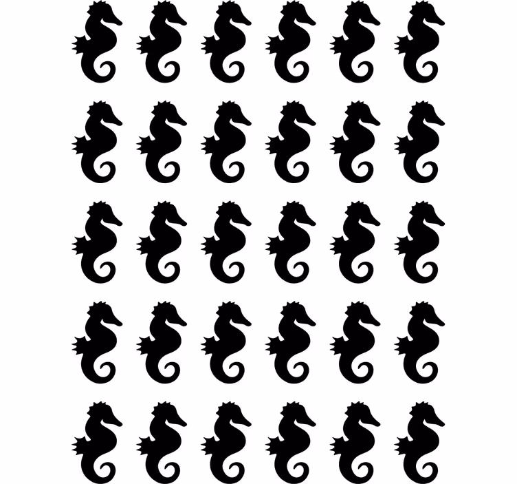 Roleta dla nastolatka z konikiem morskim - TenStickers