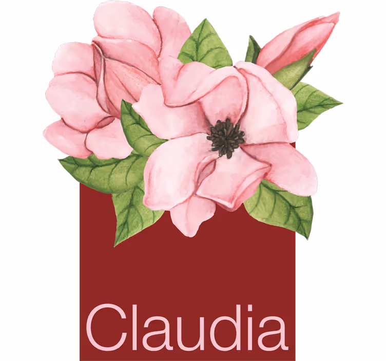 Roleta dla nastolatka z imieniem magnolii - TenStickers