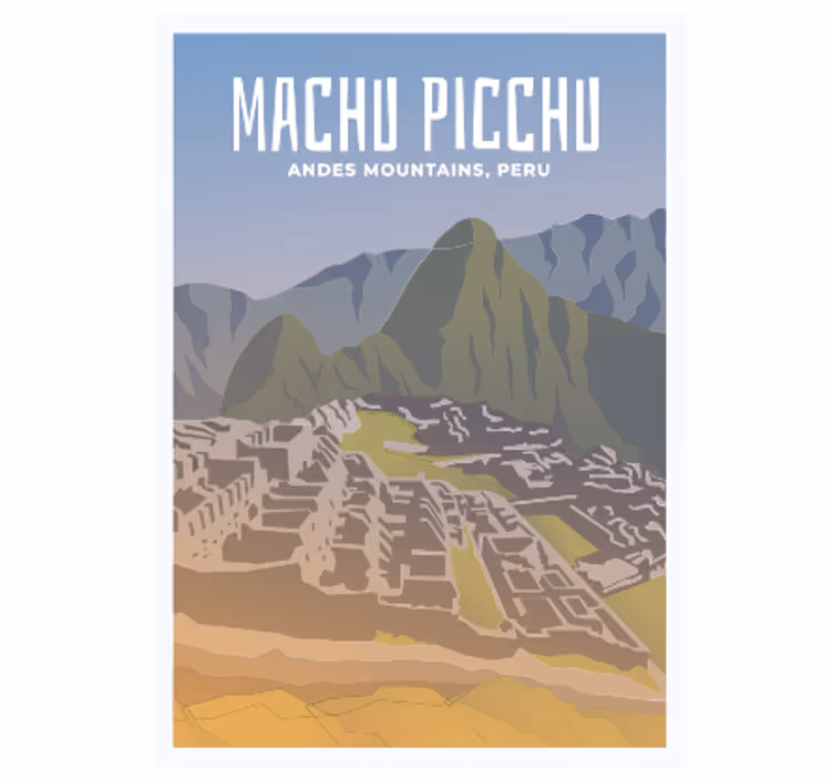 Roleta dla nastolatka w stylu machu picchu - TenStickers