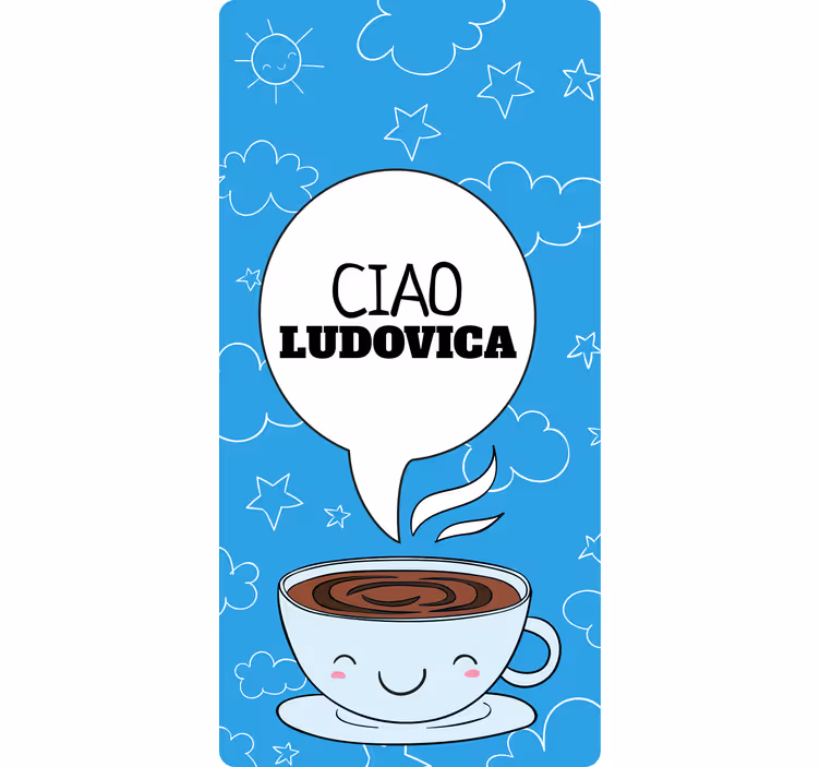 Roleta dla nastolatka z personalizowanym kubkiem - TenStickers