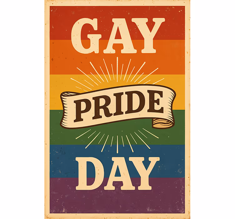 Roleta z tekstem na dzień dumy lgbt - TenStickers