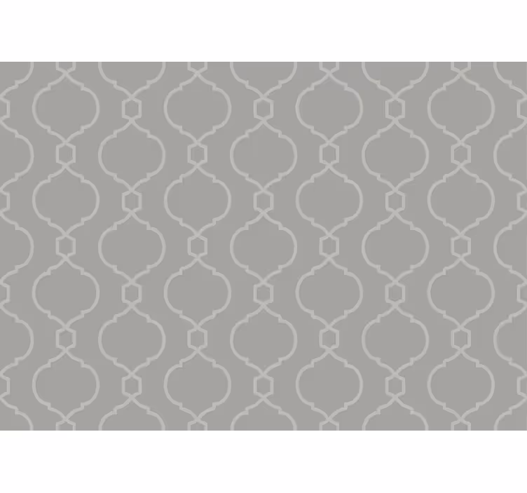 Szara roleta w geometryczny wzór hamptons - TenStickers