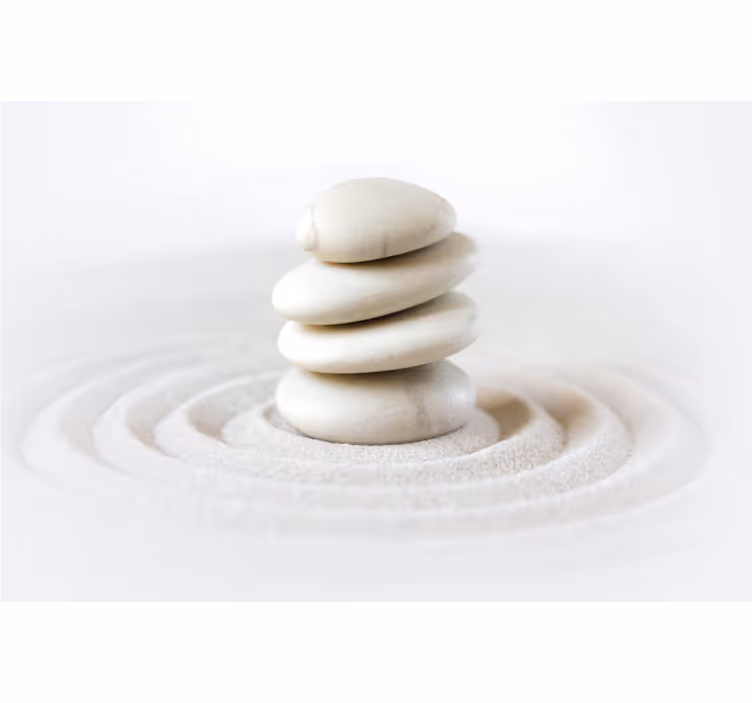 Roleta do biura kamienie zen - TenStickers
