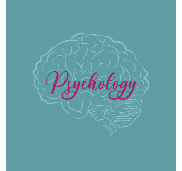 Roleta do biura z motywem psychologii mózgu - TenStickers