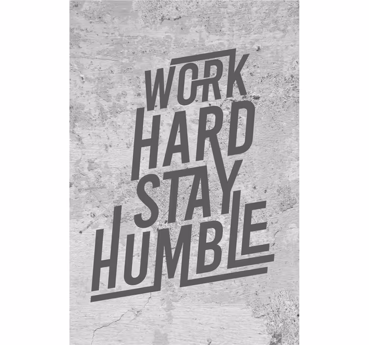 Roleta do biura pracuj ciężko - TenStickers