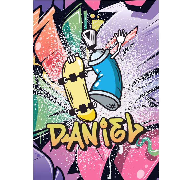 Roleta dla nastolatka z personalizowanym graffiti - TenStickers