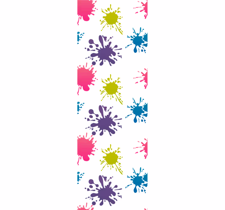 Roleta dla nastolatka w wielobarwne plamy - TenStickers
