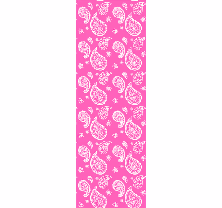 Roleta dla nastolatka w intensywnym różowym paisley - TenStickers