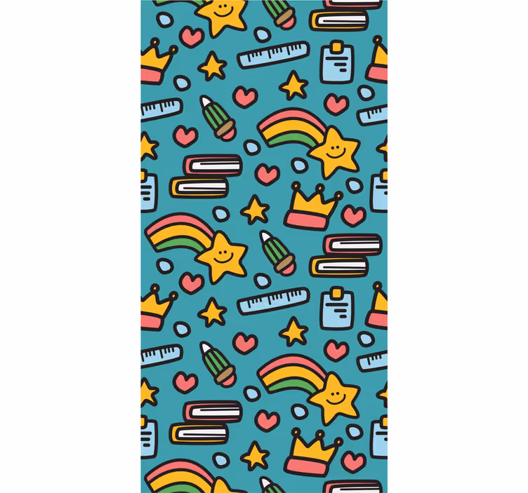 Roleta dla nastolatka w kawaii wzór dziecięcy - TenStickers