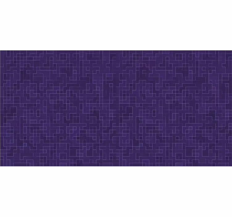 Roleta do łazienki abstrakcyjna fioletowa mozaika - TenStickers