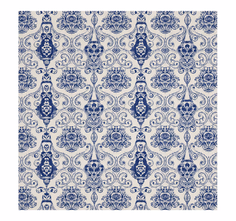 Roleta do sypialni wzór porcelanowy 140 cm - TenStickers